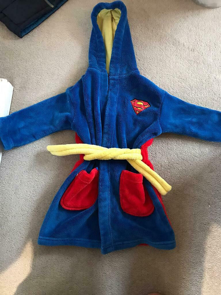 superman dressing gown child